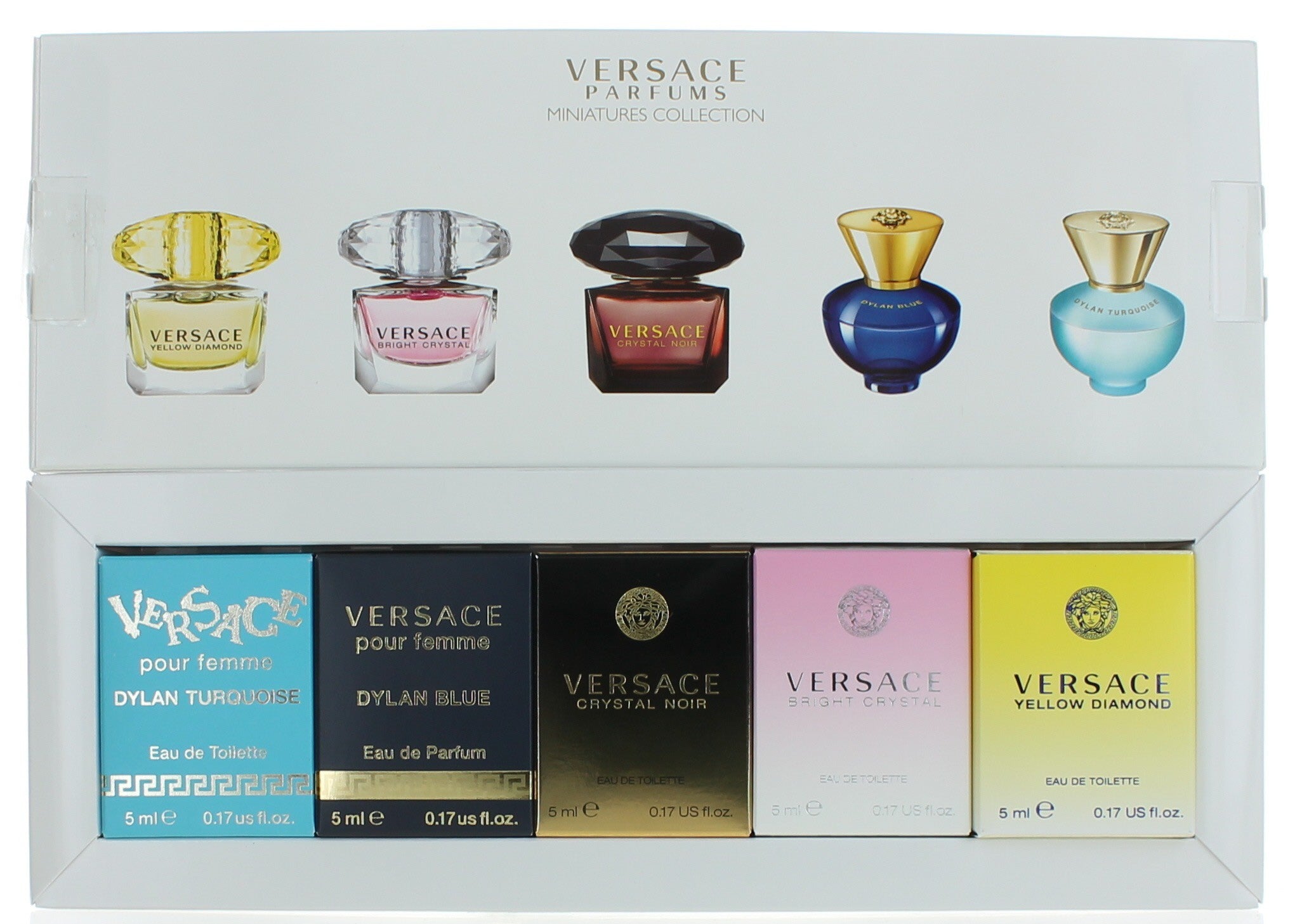 Photo of Versace by Versace, 5 Piece Variety Mini Gift Set for Women New